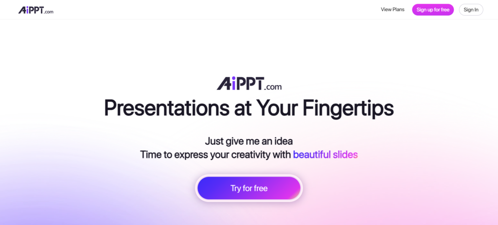 Aippt Ai Powered Presentation Toolkit With One Click